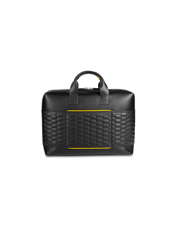 Quilted leather briefcase - Lamborghini Store