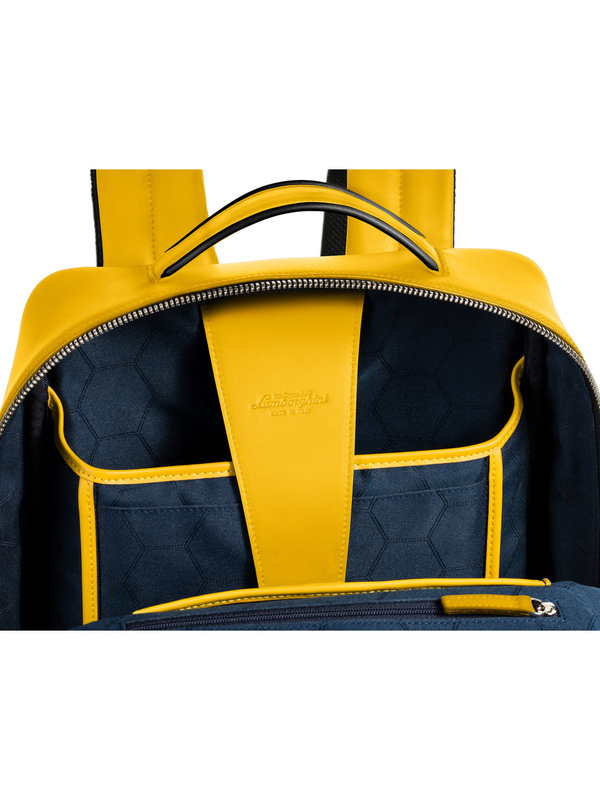 Quilted leather backpack - Lamborghini Store