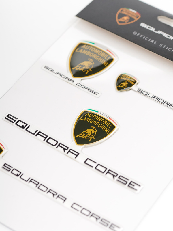 Automobili Lamborghini Squadra Corse Sticker Set - Lamborghini Store