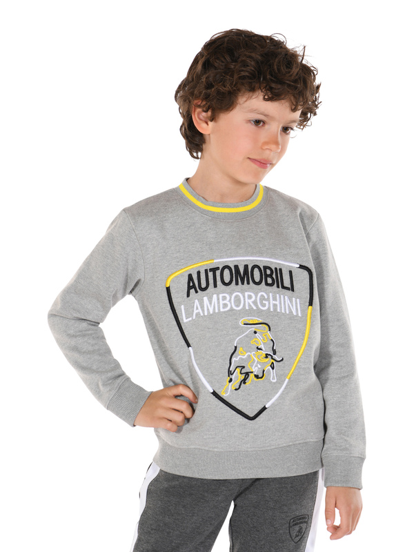 KIDS’ MULTICOLOUR SHIELD SWEATSHIRT - Lamborghini Store
