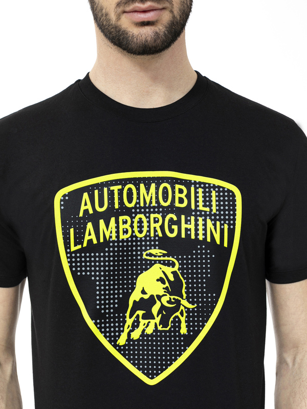 T-SHIRT AUTOMOBILI LAMBORGHINI ÉCUSSON CAMOUFLAGE - Lamborghini Store