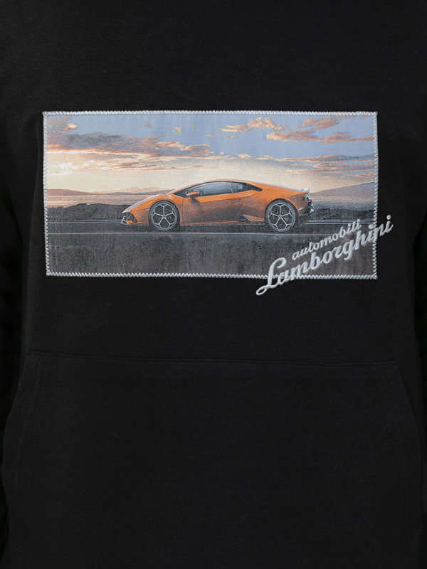 AUTOMOBILI LAMBORGHINI HURACÀN EVO LABEL HOODED SWEATSHIRT - Lamborghini Store