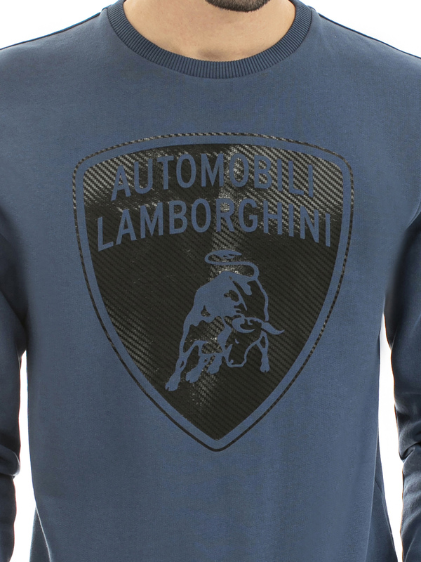 SWEAT AUTOMOBILI LAMBORGHINI BIG CARBON SHIELD - Lamborghini Store