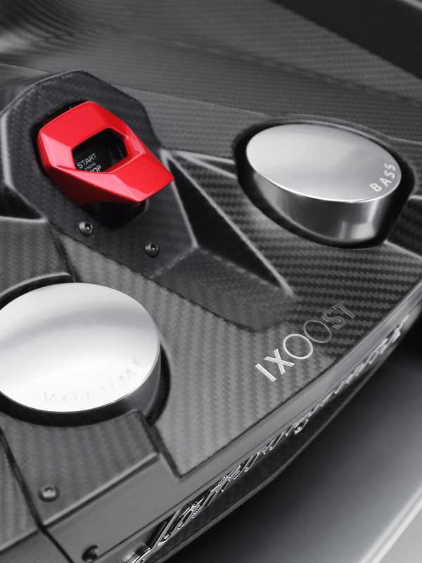 ESAVOX碳纤维底座扬声器 - Keres Matte 灰 - Lamborghini Store
