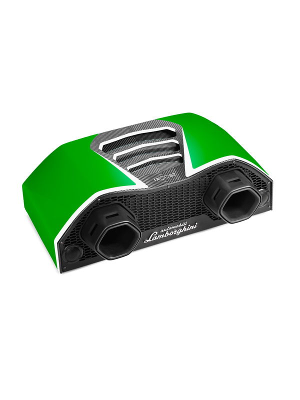 AVALÁN碳纤维扩展坞 - Viper Shiny 绿 + Isi Shiny 撞色白 - Lamborghini Store
