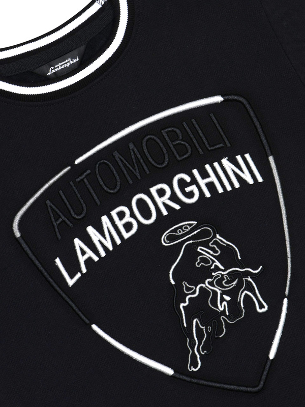 儿童多色盾牌徽标卫衣 - Lamborghini Store