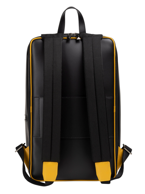 Leather backpack with rear closure - Lamborghini Store