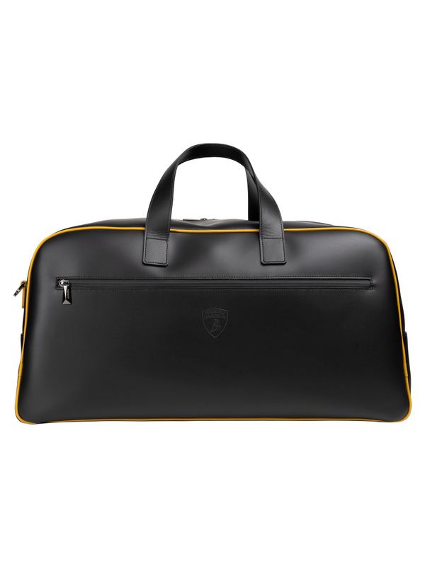 Two-handle leather duffel bag - Lamborghini Store