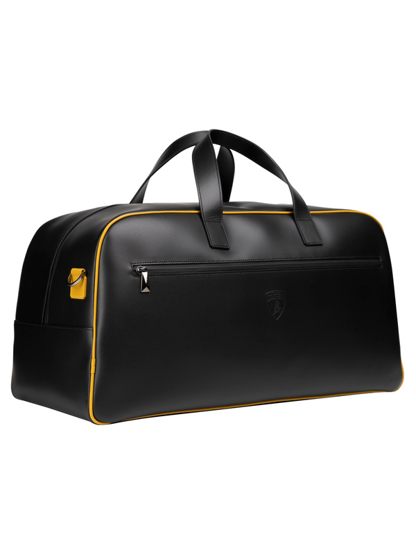 Two-handle leather duffel bag - Lamborghini Store