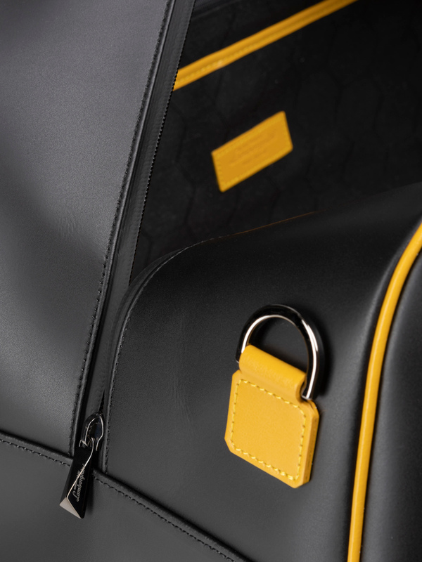 Reisetasche aus Leder mit zwei Griffen - Lamborghini Store