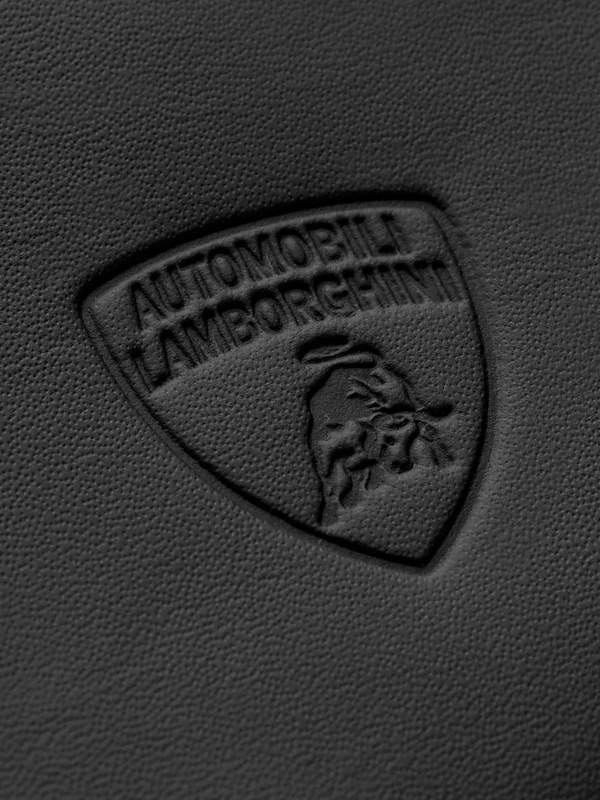 UPCYCLED LEATHER AUTOMOBILI LAMBORGHINI LARGE CLUTCH BAG* - Lamborghini Store