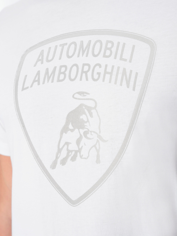 T-shirt Crew Neck Automobili Lamborghini Iconic Big Shield - Lamborghini Store