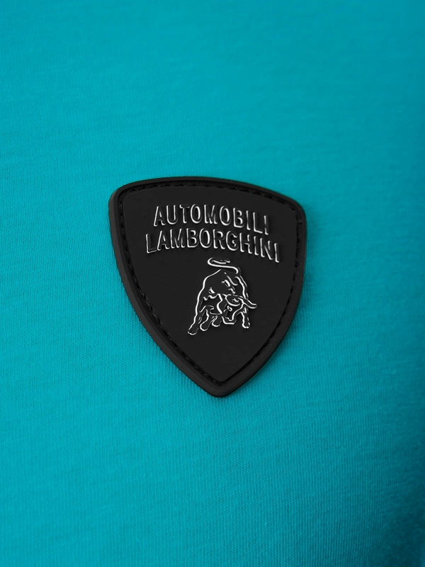 T-shirt col rond Automobili Lamborghini Iconic Small Shield - Lamborghini Store