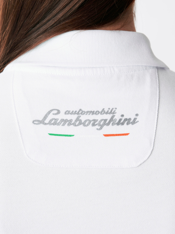 Camiseta polo para mujer Automobili Lamborghini 60° Aniversario - Lamborghini Store