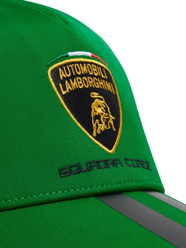 AUTOMOBILI LAMBORGHINI SQUADRA CORSE TRAVEL CAP - GREEN - Lamborghini Store