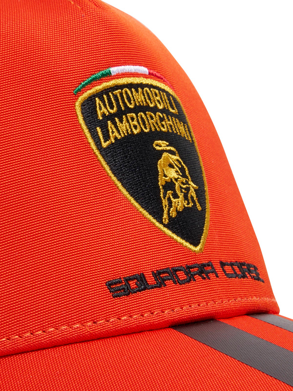 AUTOMOBILI LAMBORGHINI SQUADRA CORSE TRAVEL CAP - ORANGE - Lamborghini Store