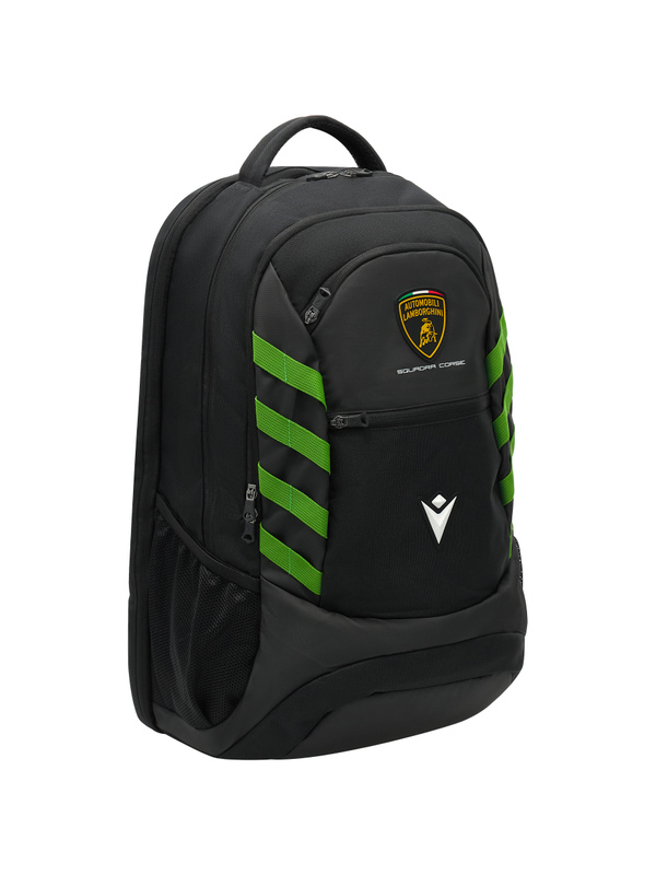 Automobili Lamborghini Squadra Corse Schwarzer Rucksack - Lamborghini Store