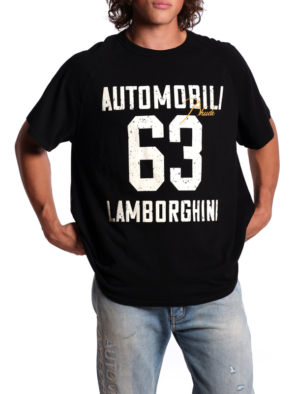 CAMISETA CUSTOM FIT RHUDE X AUTOMOBILI LAMBORGHINI - Lamborghini Store