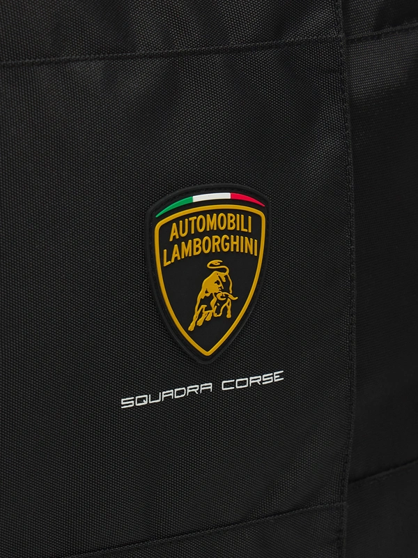 Automobili Lamborghini Squadra Corse Schwarzer Rucksack - Lamborghini Store