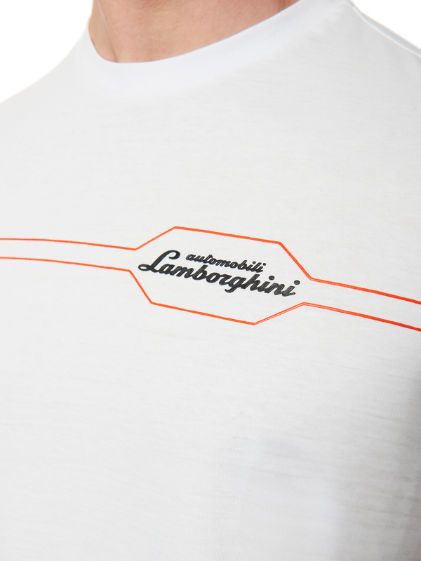 AUTOMOBILI LAMBORGHINI 标志性图案 T 恤 - Lamborghini Store