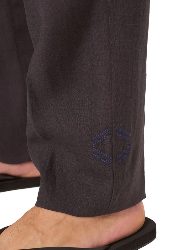 RELAXED FIT LINEN TROUSERS ORLEBAR BROWN X AUTOMOBILI LAMBORGHINI - Lamborghini Store