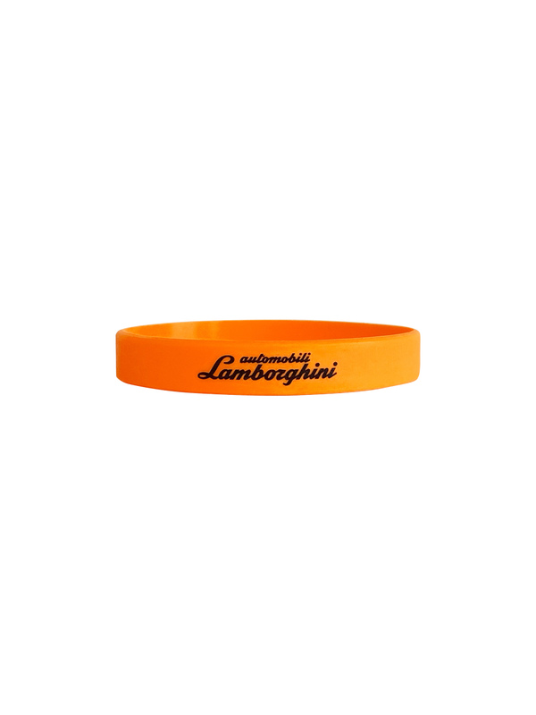 SET BRACCIALI IN SILICONE AUTOMOBILI LAMBORGHINI - NERO E ARANCIONE - Lamborghini Store