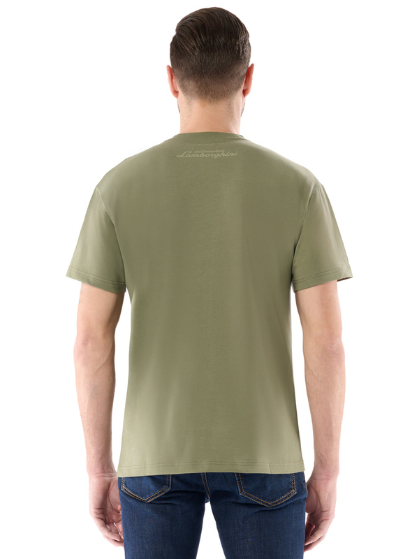 T-SHIRT AUTOMOBILI LAMBORGHINI WITH 3D SHIELD LOGO - Lamborghini Store