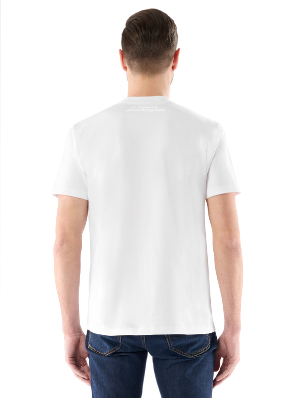 T-SHIRT AUTOMOBILI LAMBORGHINI WITH 3D SHIELD LOGO - Lamborghini Store
