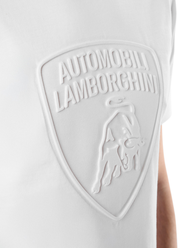 T-SHIRT AUTOMOBILI LAMBORGHINI WITH 3D SHIELD LOGO - Lamborghini Store