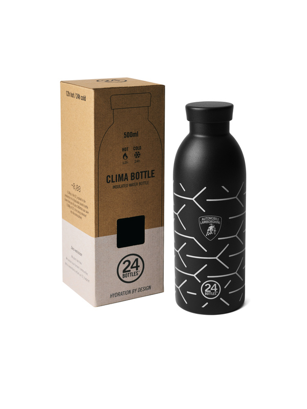 24BOTTLES FOR AUTOMOBILI LAMBORGHINI - CLIMA BOTTLE BLACK - Lamborghini Store