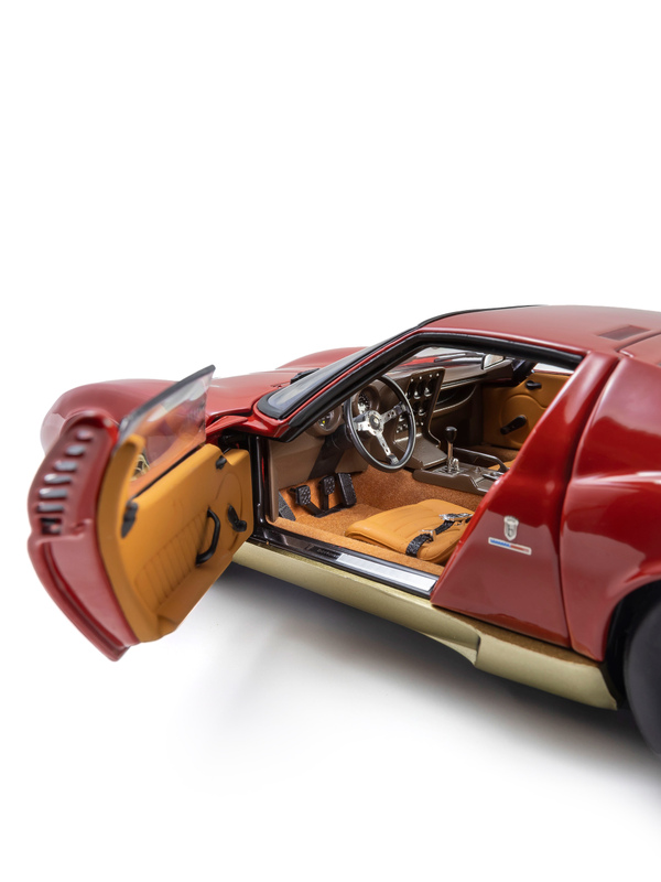 Lamborghini Miura P 400 1:18 red/gold | Lamborghini Store