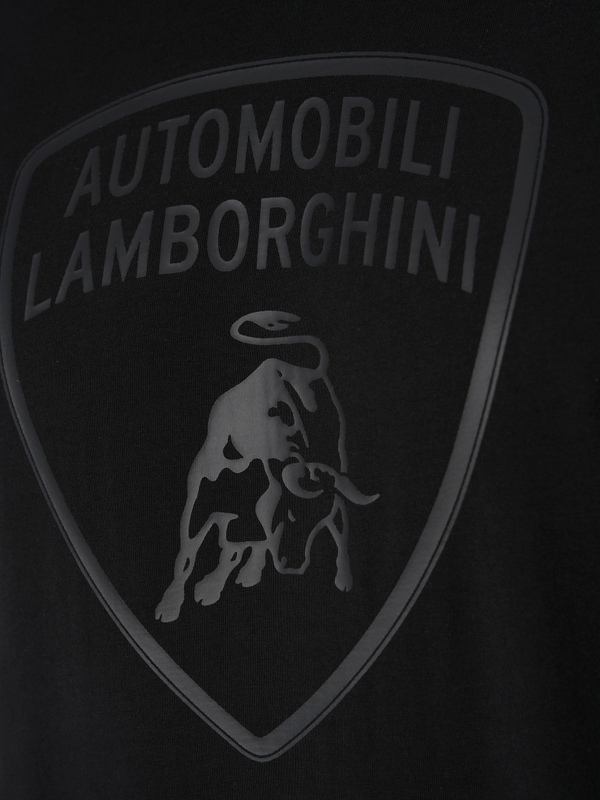 AUTOMOBILI LAMBORGHINI ICONIC BIG SHIELD CREW NECK T-SHIRT - Lamborghini Store
