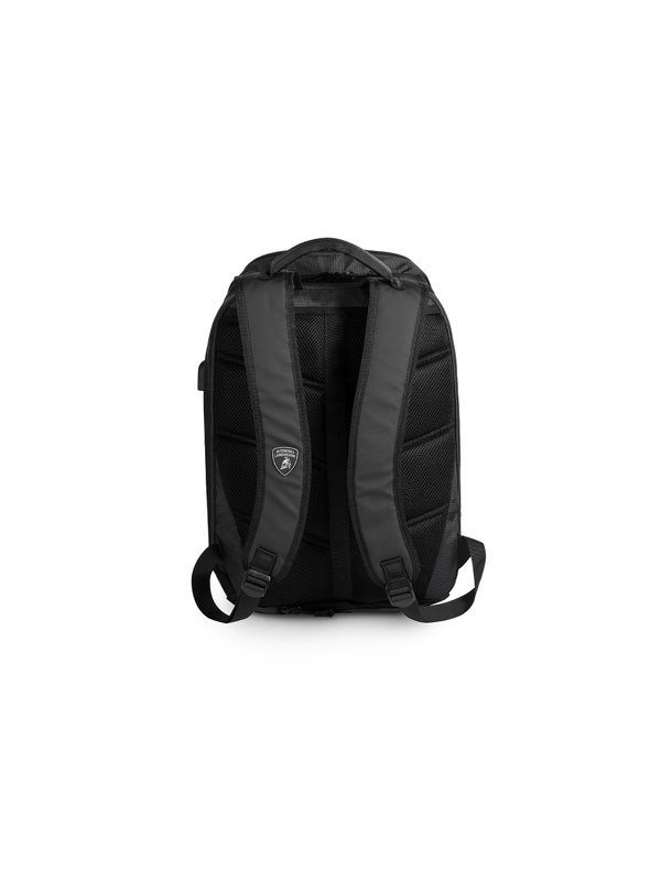 Lamborghini rigid backpack with hexagonal detail - Lamborghini Store