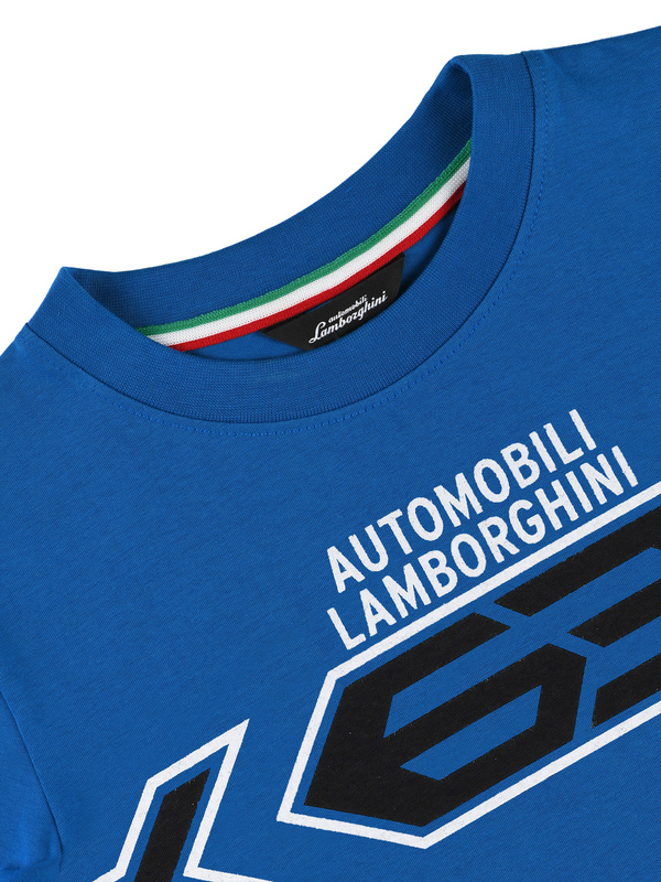 印有“63”的儿童T恤 - Lamborghini Store