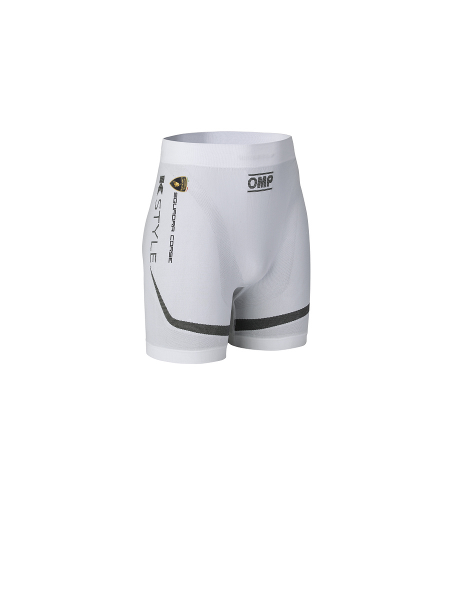 AUTOMOBILI-LAMBORGHINI SQUADRA CORSE OMP KART DRIVER UNDERSUIT SHORTS - Lamborghini Store